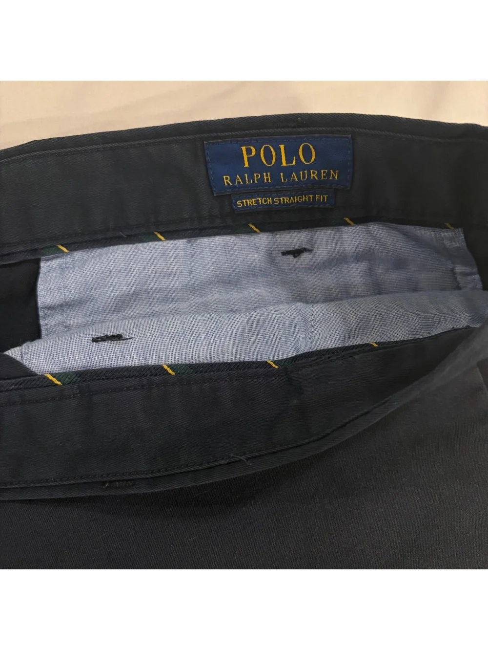 Polo Ralph Lauren Stretch Straight Fit Navy Blue Shorts Size 38